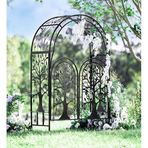 Plow Hearth Montebello H X W Iron Gothic Trellis Reviews